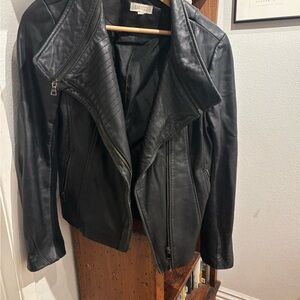 Barney’s NY Brand Black Leather Jacket- vintage mid 2010’s